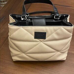 Tahari Jeri Quilted Faux Leather Satchel